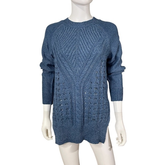 Ethereal by Paper Crane Blue Knit Sweater - Picture 2 of 9